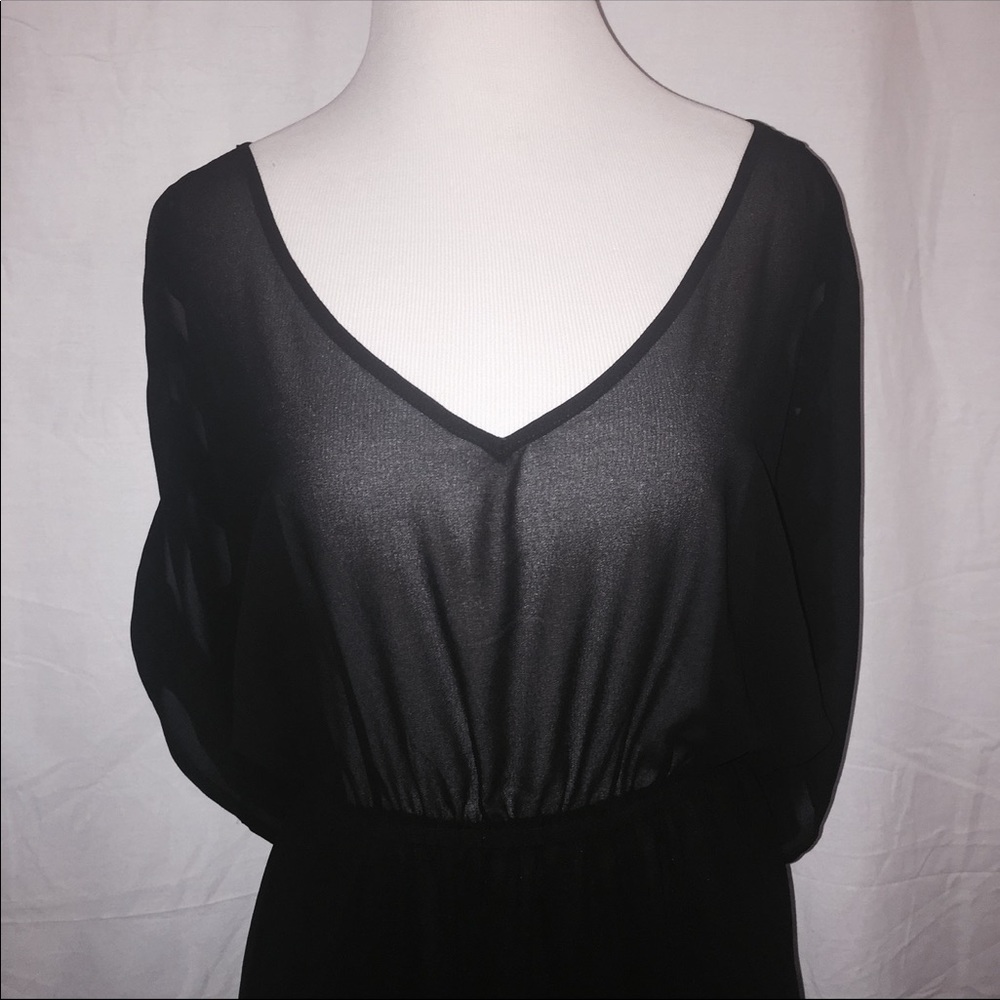🆕NWT •Wapi• Lace Trim High-Low Maxi - Picture 4 of 8